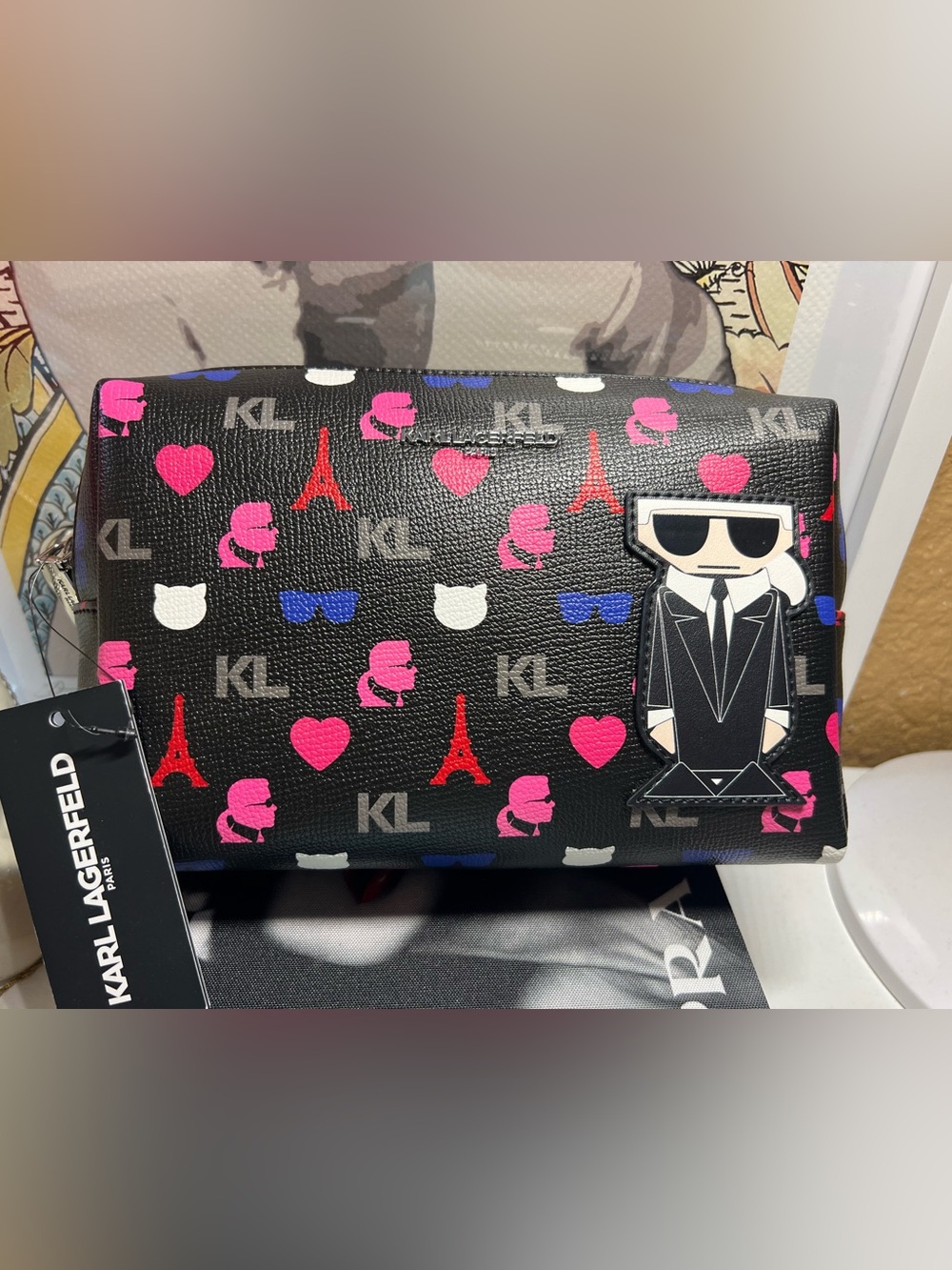 KARL LAGERFELD Paris Maybelle Cosmetic Bag